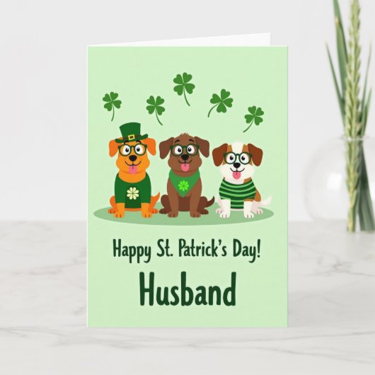 Nepgoud St. Patricks Hondenkaart Kaart (Voorkant)