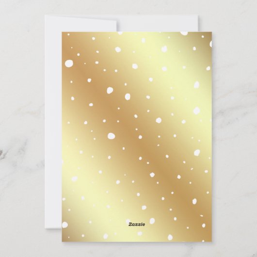 Nepgoud Verheug u | Kerstscript met foto Feestdagenkaart (Achterkant)