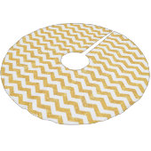 Nepgouden Chevron - Kerstboomkleed Kerstboom Rok (Gekanteld)