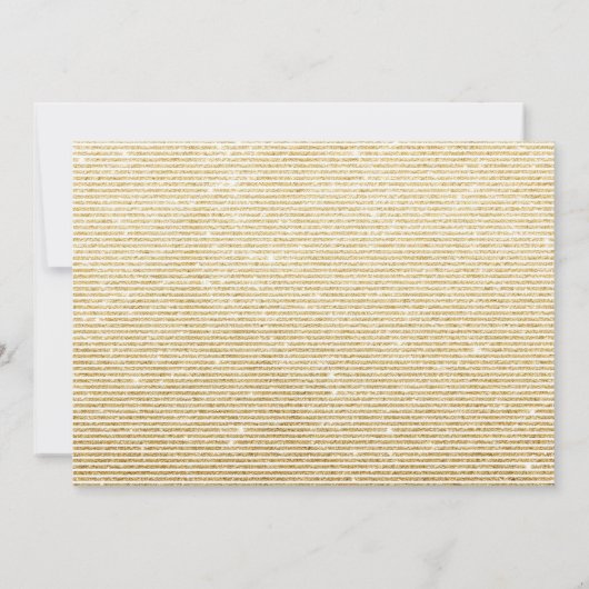 Nepgouden Glitter Typografie Foto Save the Date (Achterkant)