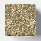 Nepgouden glittersieradendoos bedankdoosjes (Bovenkant)