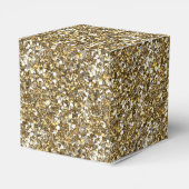 Nepgouden glittersieradendoos bedankdoosjes (Achterkant)