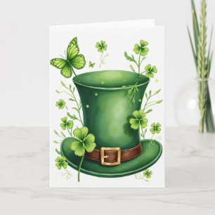 Nepgouden Hoed van de Leprechaun Kaart