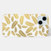 Nepgouden palmbloemblad motief Case-Mate iPhone case (Achterkant (horizontaal))