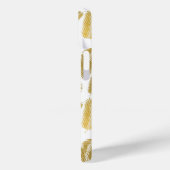 Nepgouden palmbloemblad motief Case-Mate iPhone case (Achterkant / Links)