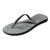 Nepgrijze Stoffen Slippers  Teenslippers (Schuin)