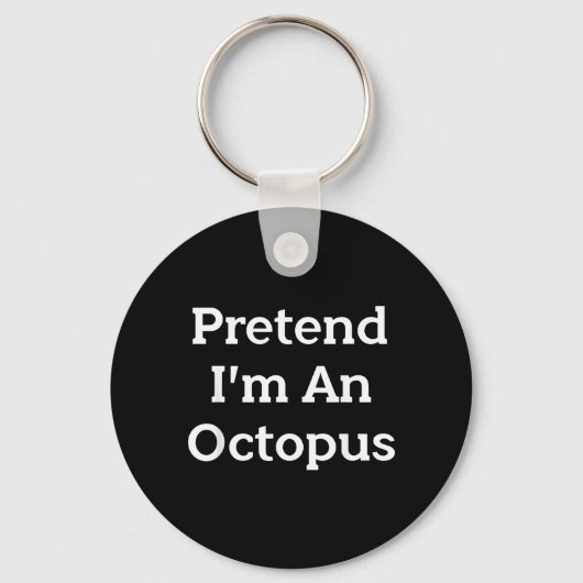 Nephalen Octopus Kostuum Grappig Halloween Feest Sleutelhanger (Voorkant)