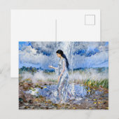 Nephele Goddess of Clouds and Rain from Greek Myth Briefkaart (Voorkant / Achterkant)