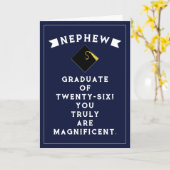 Nephew Afstuderen 2025 Kaart (Gele Bloem)