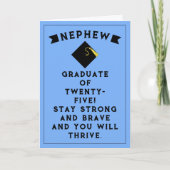 Nephew Afstuderen 2025 Kaart (Voorkant)