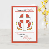 Nephew - bevestiging felicitaties voor kruisvuur,  kaart (Gele Bloem)