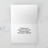 Nephew Birthday 4 Red Sports Car Kaart (Binnen)