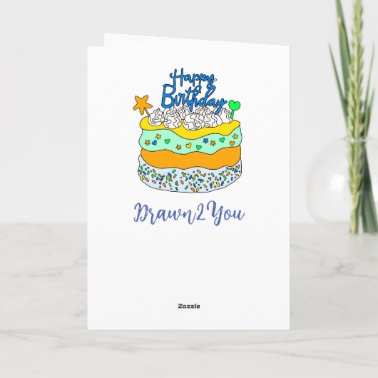 Nephew Birthday Kaart (Achterkant)