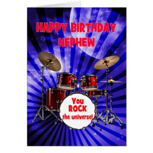 Nephew Birthday You Rock Drums
