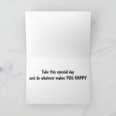 **NEPHEW** DOE WAT U BIEDDAY KAART "HAPPY" MAAKT (Binnen)