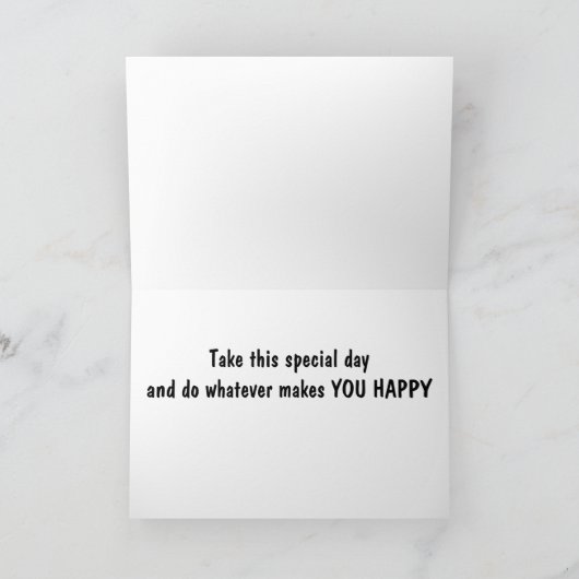 **NEPHEW** DOE WAT U BIEDDAY KAART "HAPPY" MAAKT (Binnen)