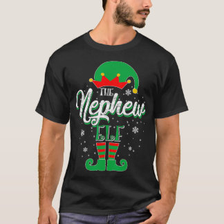 Nephew Elf familie komt overeen met kerstgroep Gif T-shirt
