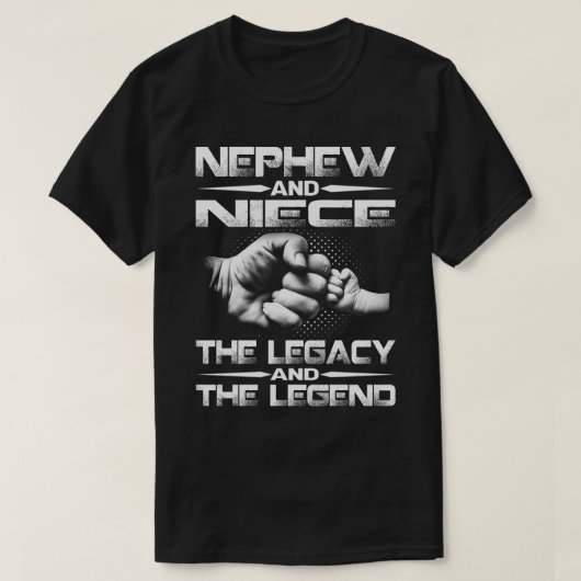 NEPHEW en NIECE The Legend and the Legacy T-shirt (Design voorkant)