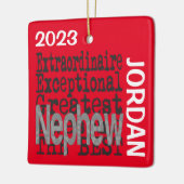Nephew Extraordinaire CUSTOM Keramisch Ornament (Links)