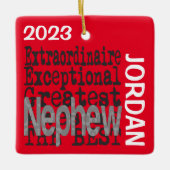 Nephew Extraordinaire CUSTOM Keramisch Ornament (Voorkant)