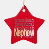 Nephew Extraordinaire Keramisch Ornament (Voorkant)