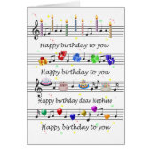 Nephew Funny Happy Birthday Song Sheet Music (Voorkant)