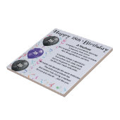 Nephew gedicht - 18e verjaardag tegeltje (Zijkant)