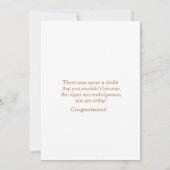 Nephew Graduation Cap and Cake Congratulations (Achterkant)