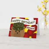Nephew - Happy Birthday Army Soldier Nephew! Kaart (Gele Bloem)