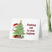 **NEPHEW** HOOP DAT SANTA "GOED VOOR U IS" KAART (Voorkant)