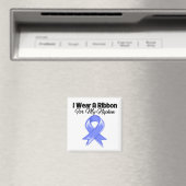 Nephew - Ik heb Periwinkle Ribbon Draag Magneet (Insitu (Vaatwasser))