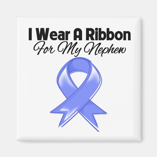 Nephew - Ik heb Periwinkle Ribbon Draag Magneet (Voorkant)