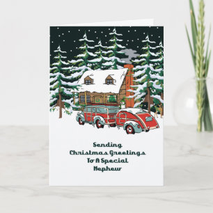 Nephew kerstgroeten feestdagen kaart