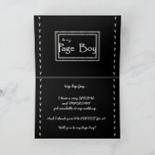 NEPHEW - Page Boy Trouw Uitnodiging (Binnen)