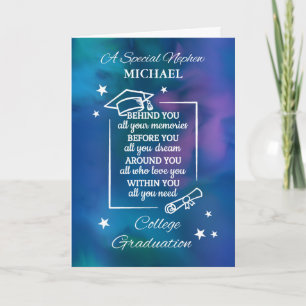 Nephew Personalize College Afstudeerofferte Kaart