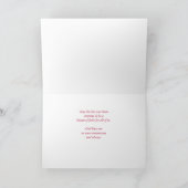 Nephew Religieuze bruiloft Jubileum Rings Cross Kaart (Binnen)