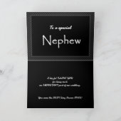 NEPHEW Ring BearerDank je Template Bedankkaart (Binnen)