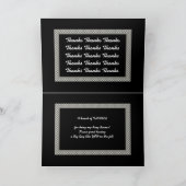 NEPHew Ringdrager met vlinderdasjes Bruiloft HARTE Bedankkaart (Binnen)