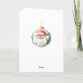 Nephew teddybeer kerstboom feestdagen kaart (Achterkant)