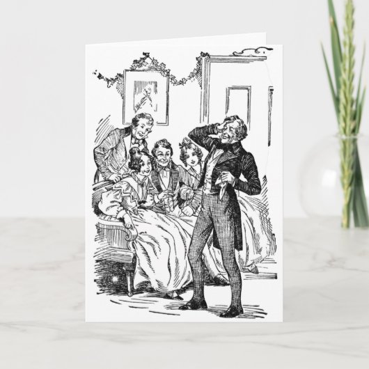 Nephew van Scrooge Feestdagen Kaart (Voorkant)