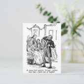 Nephew van Scrooge (met tekst) Briefkaart (Staand voorkant)