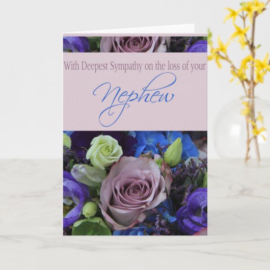 Nephew verlies sympathie Roos Kaart (Gele Bloem)