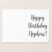 Nephew Wenskaart Funny Custom Folie Kaarten (Binnen)