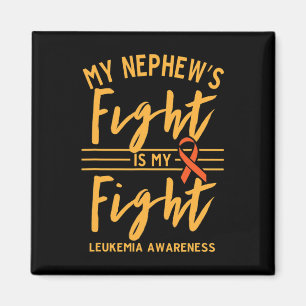Nephew's Fight is mijn strijd tegen leukemie bewus Magneet