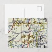 Nephi UT Briefkaart (Voorkant / Achterkant)