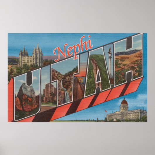 Nephi, UtahLarge Letter ScenesNephi, UT Poster (Voorkant)