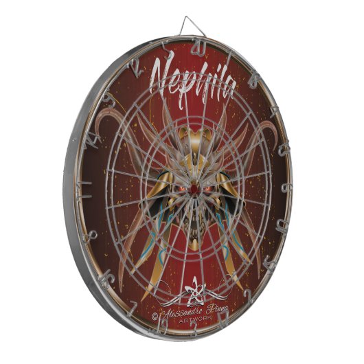 Nephila Dartbord (Voorkant Links)