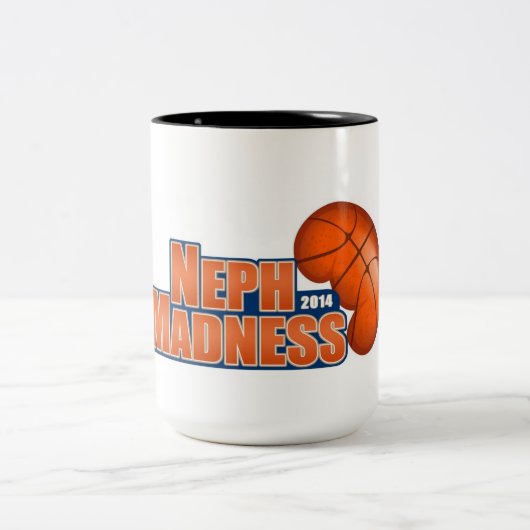 NephMadness Tweekleurige Koffiemok (Center)