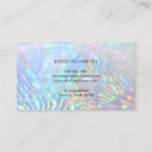 nepholografische achtergrond visitekaartje (Achterkant)