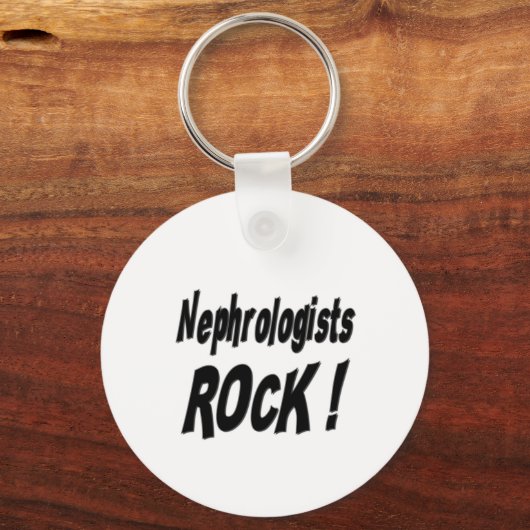 Nephrologen Rock! Button Sleutelhanger (Voorkant)